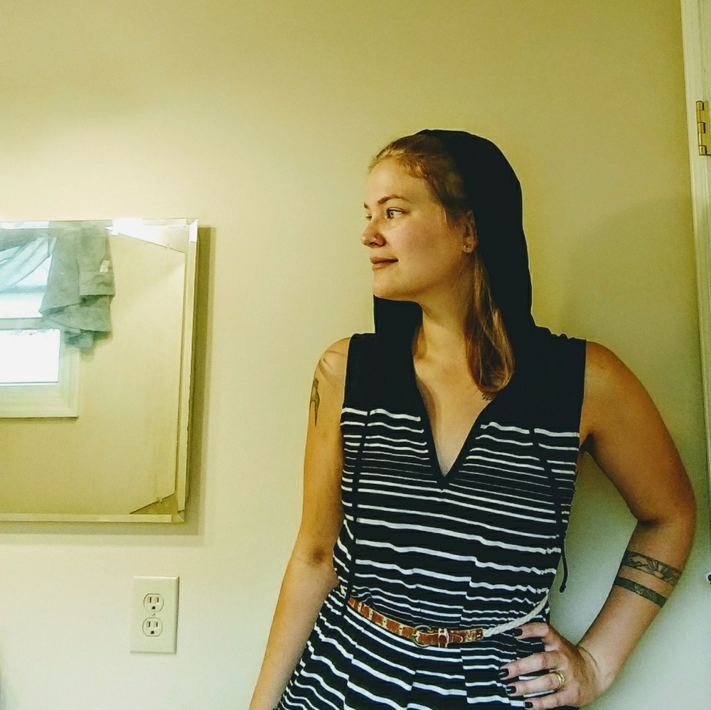 Stripped Dress (Hoodie)